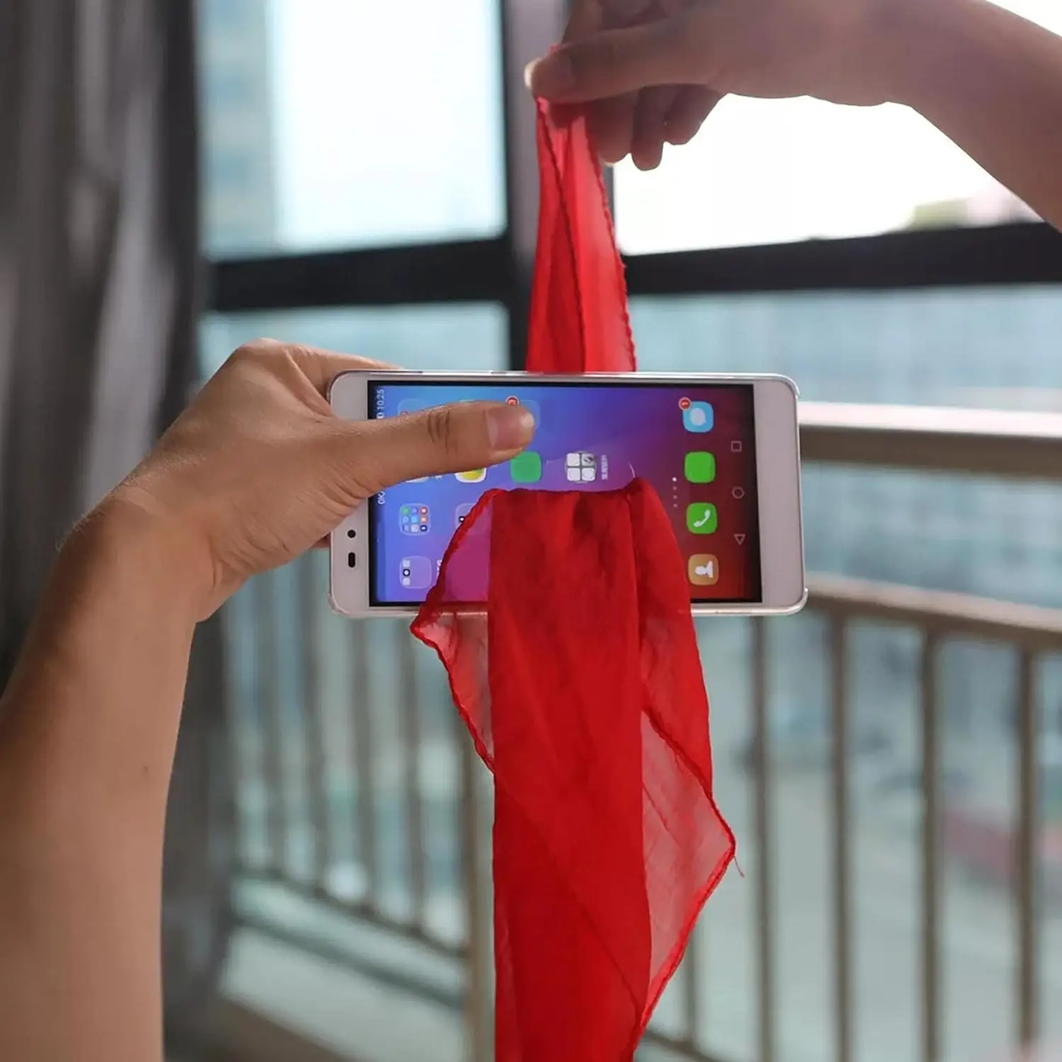 Boîte magique interchangeable pour – Accessoires de magicien interactifs, tournez le ballon rouge au bleu, outil magique gros plan pour et adultes