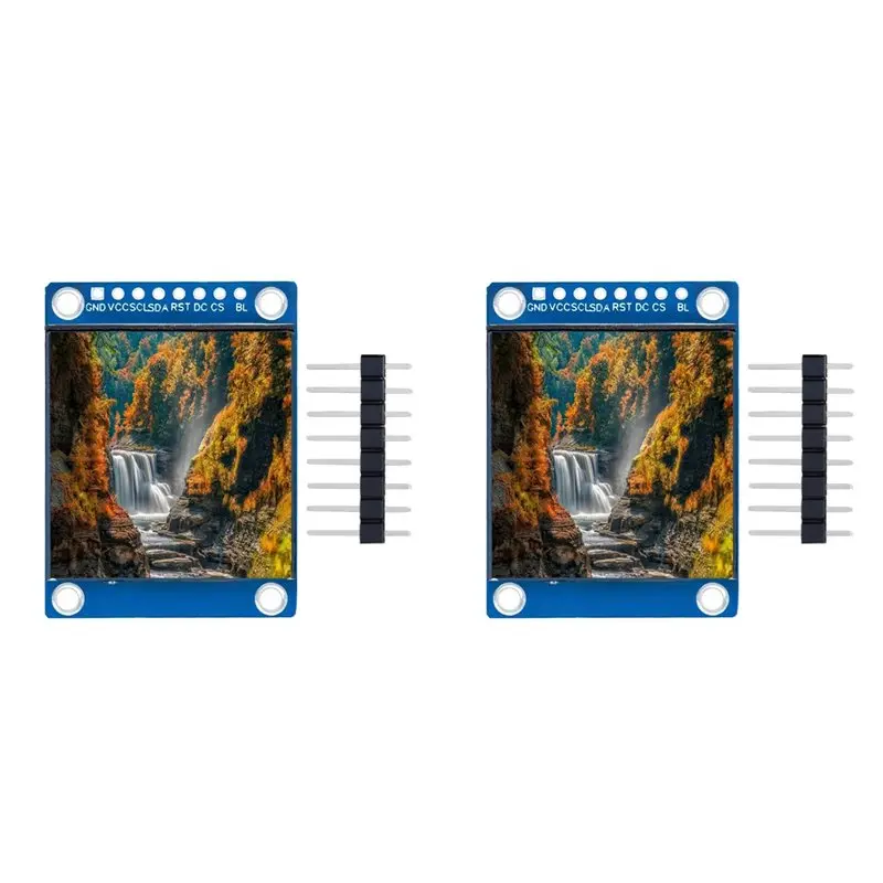 ABUO-2Pcs 1.54-Inch IPS TFT Display Module - 240X240 HD Resolution, SPI Interface With ST7789 Driver TFT