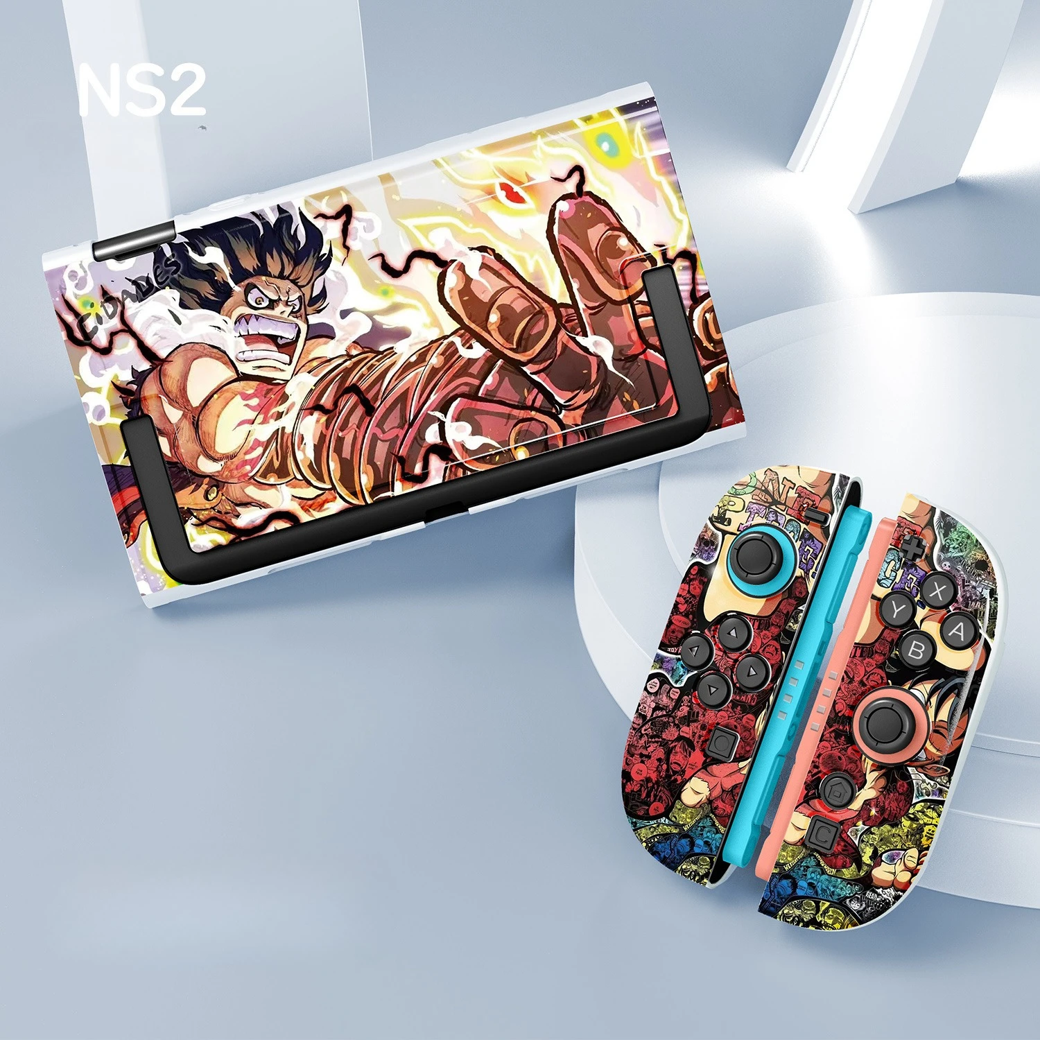 One Piece LUFF Anime Hard Shell for Nintendo Switch 2 NS2 Controller Joy-Con 2‌ Protective Case Cvoer Game Console Accessories