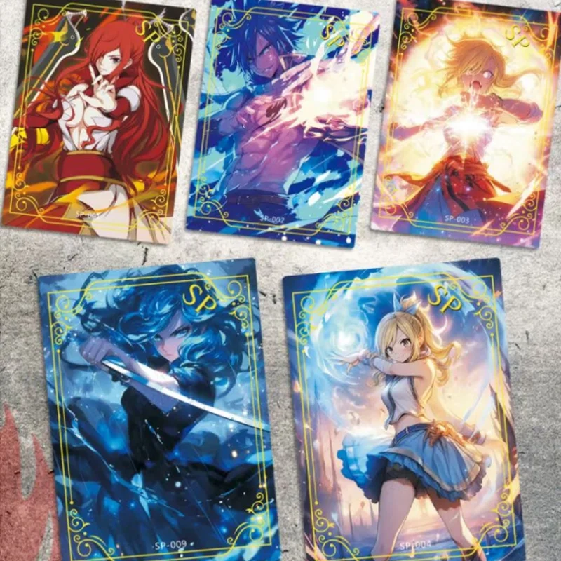 FAIRY TAIL Collection Cards Box Ku Ka FAIRY TAIL LP Texture Card Acg Character Perimeter Kids Toys Holiday Gift