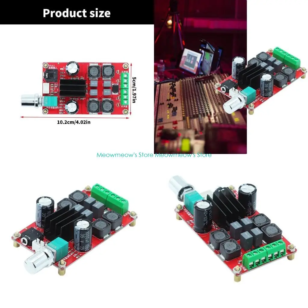 W91A XH M189 2x50W 더블 채널 앰프 보드 TPA3116D2 DC5-24V 스튜디오에서 고도로 사운드를 제공합니다.