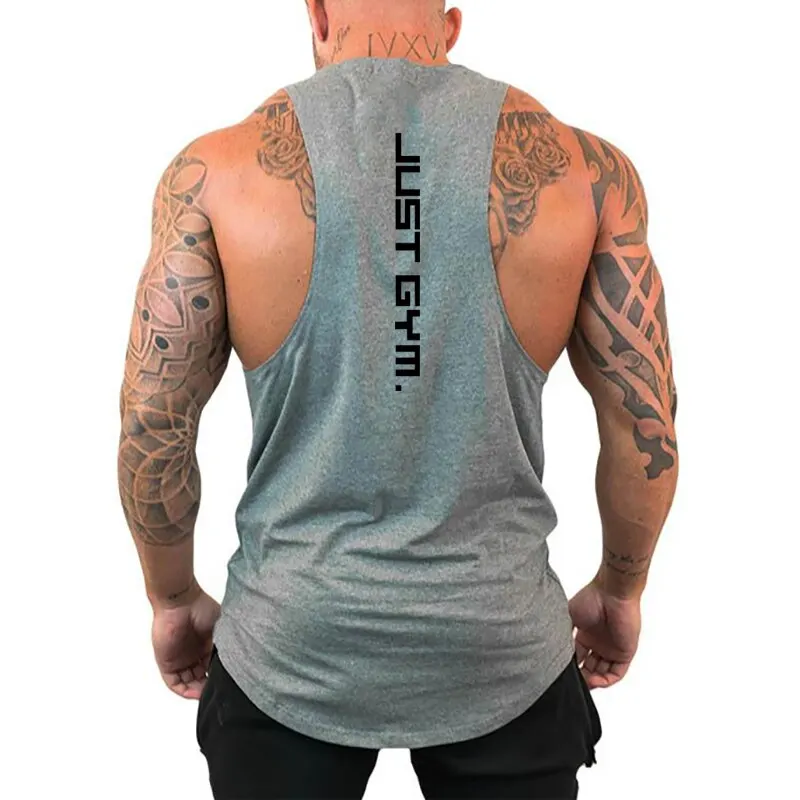 Men\'s Jogging Undershirt Workout Fitness Comfortable Sleeveless T-Shirt Outdoor Sports Running Fashion Breathable Loose Vest
