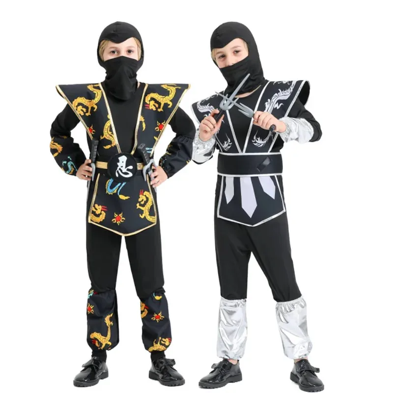 Een Beer Huis Anime Kostuums Kinderen Halloween Cosplay Jongens Draak Ninja Kostuum Meisjes Warrior Carnaval 1 2 2 2023 Nieuwe