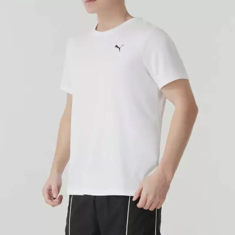 Puma genuine summer new model men's classic breathable fitness sports short sleeve shirt 527344-02