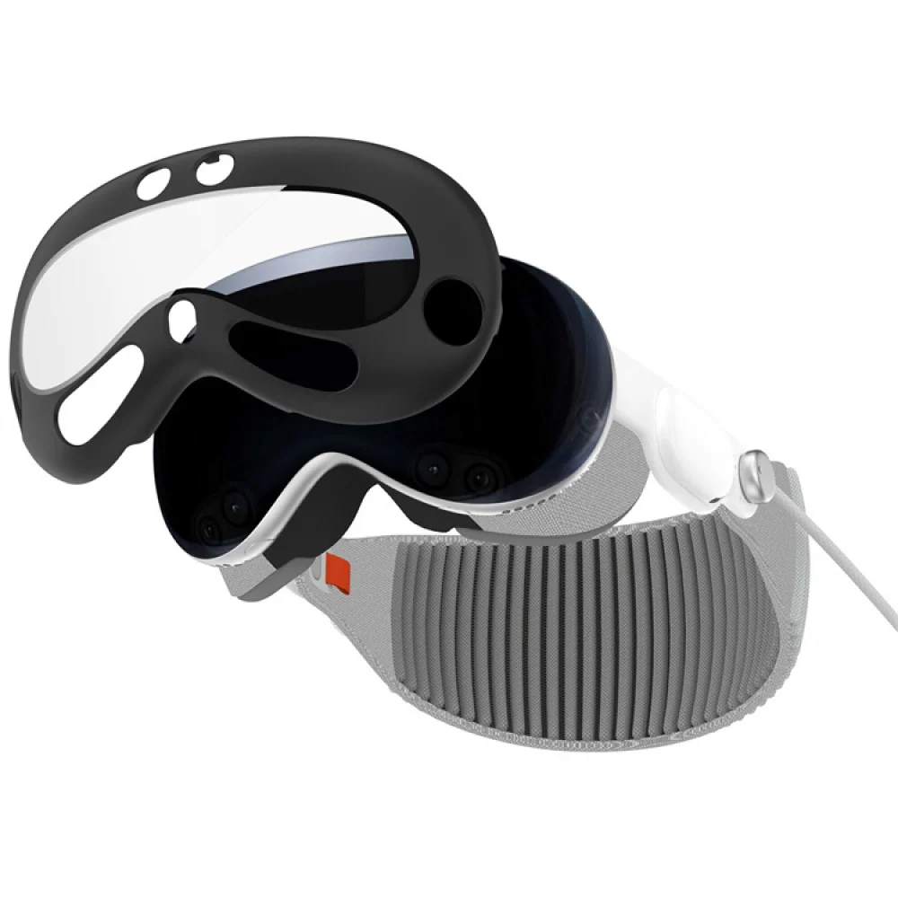 قطعة واحدة من أغطية الرأس VR غطاء حماية + حافظة حماية الكل في واحد لملحقات نظارات VISION PRO VR