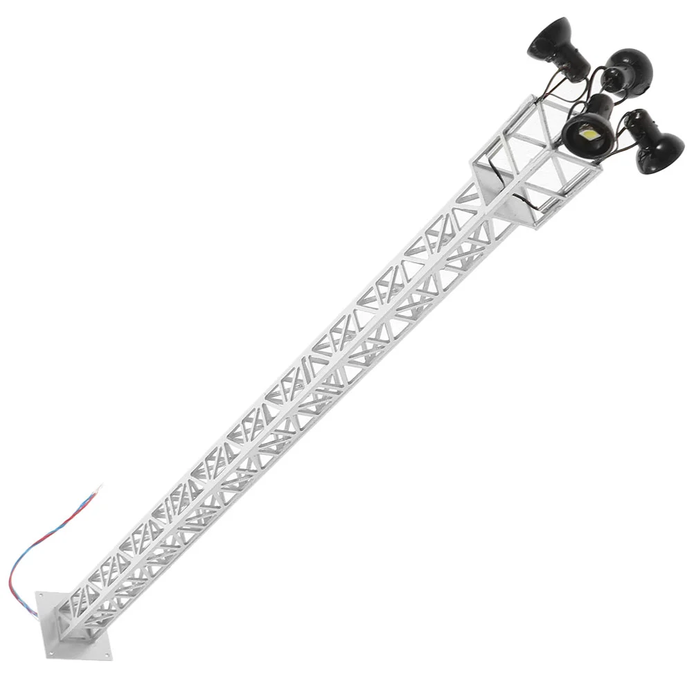 

Mini Train Model Railroad Light 1:87 Silver Warm White LED Lamps for Sand Table Layout Decor Mini House Prop Realistic
