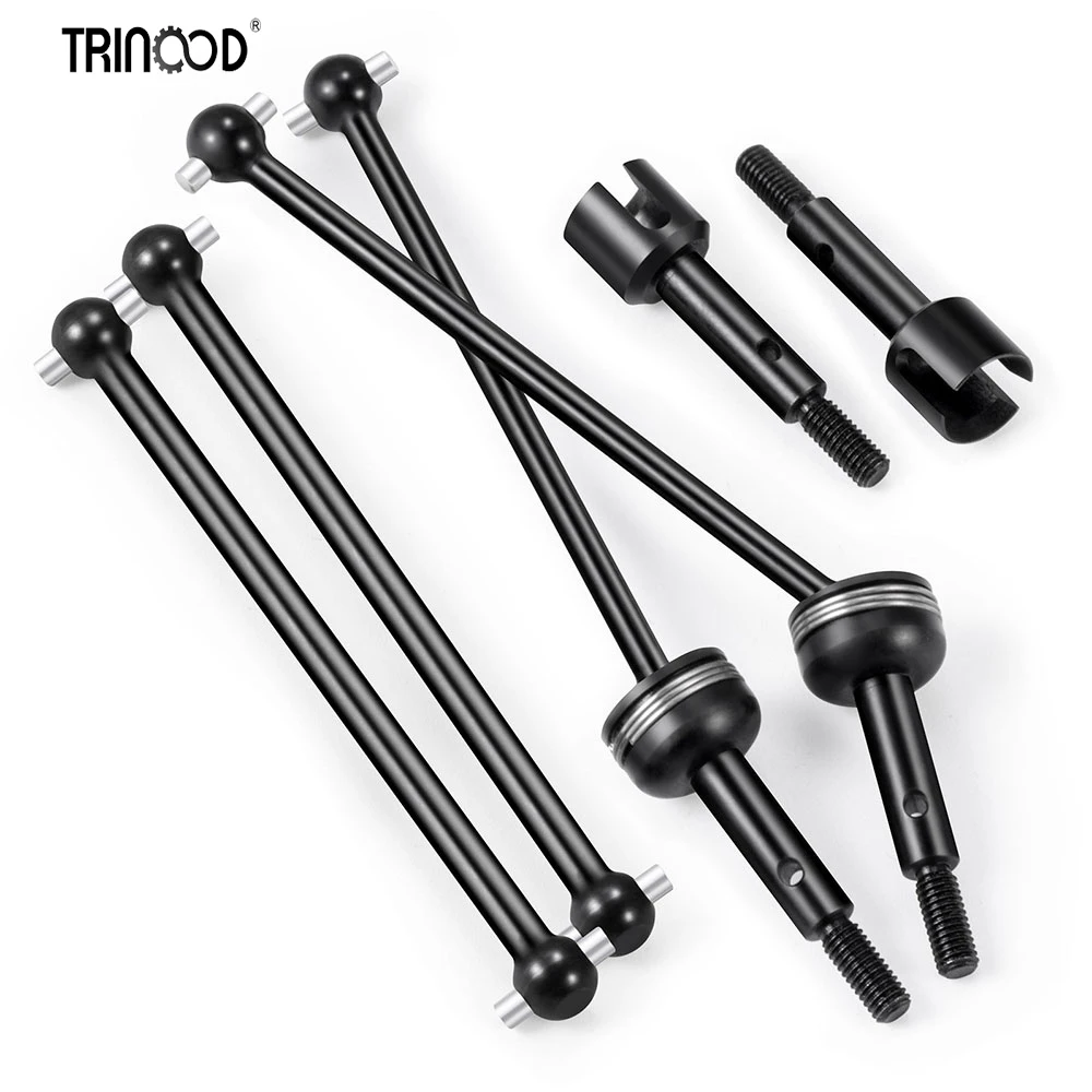 

TRINOOD Steel Front Rear Drive Shaft CVD Driveshaft Dogbone For 1/14 RC Car WLtoys 144001 Upgrade Parts Accessories