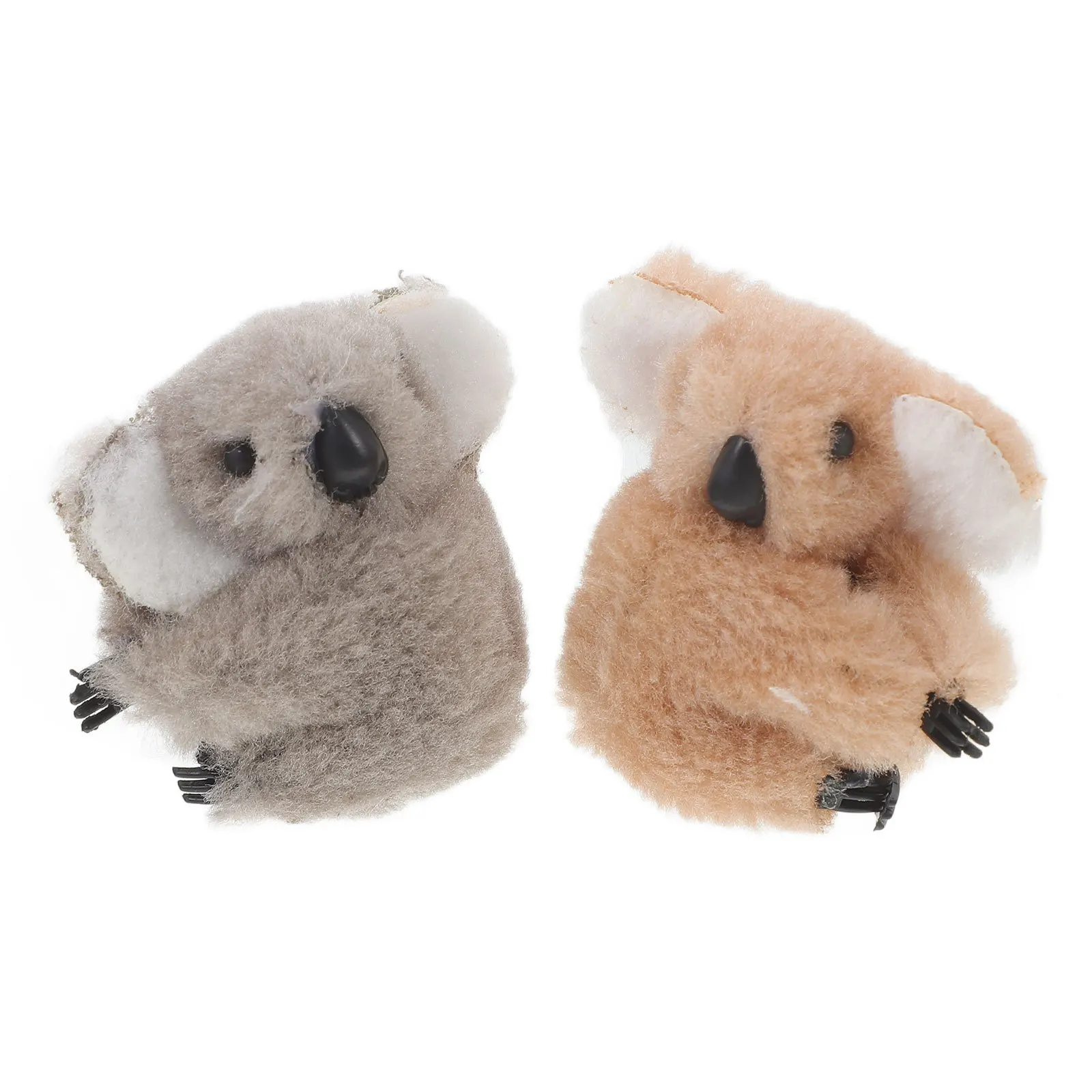 2pcs Motorcycle Mirror Handlebar Decor Koala Cute Stuffed Animal For Rear View Handle Electric Bike Accessories Women Ride