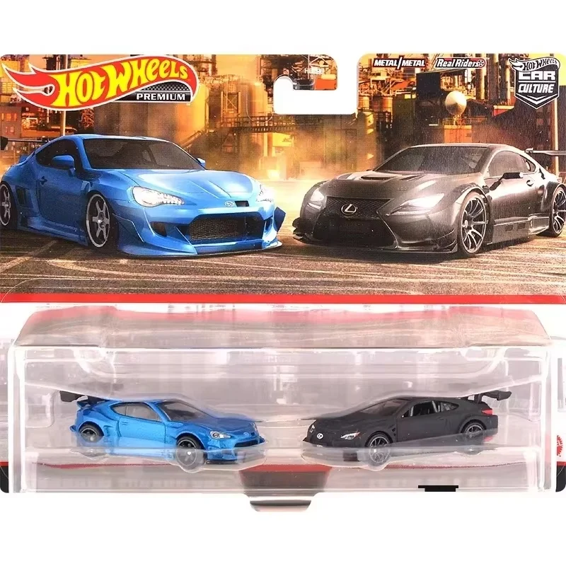 Hot Wheels 2024 ensemble de jouets de véhicule de Transport de course modèles non radiocommandés de voitures de jeu Honda Civic et Toyota Flying Lion 25g