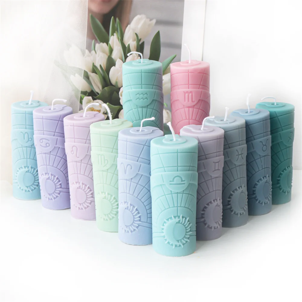 Zodiac Pillar Candl… - image