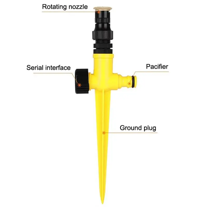 Adjustable Ground Insert Sprinkler Set Leak Proof Even Wide Spray for Garden Lawn Courtyard Watering Irrigation