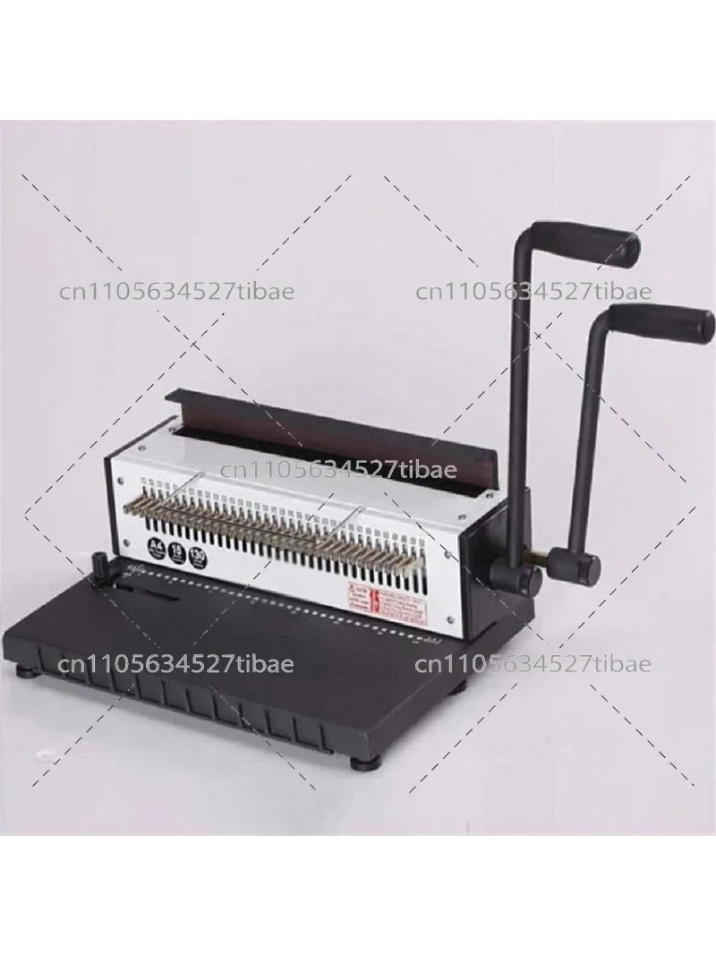 Manual Spiral Wire Binding Machine 34 Hole Round 4.5mm Paper Puncher for A4 Album File Binder