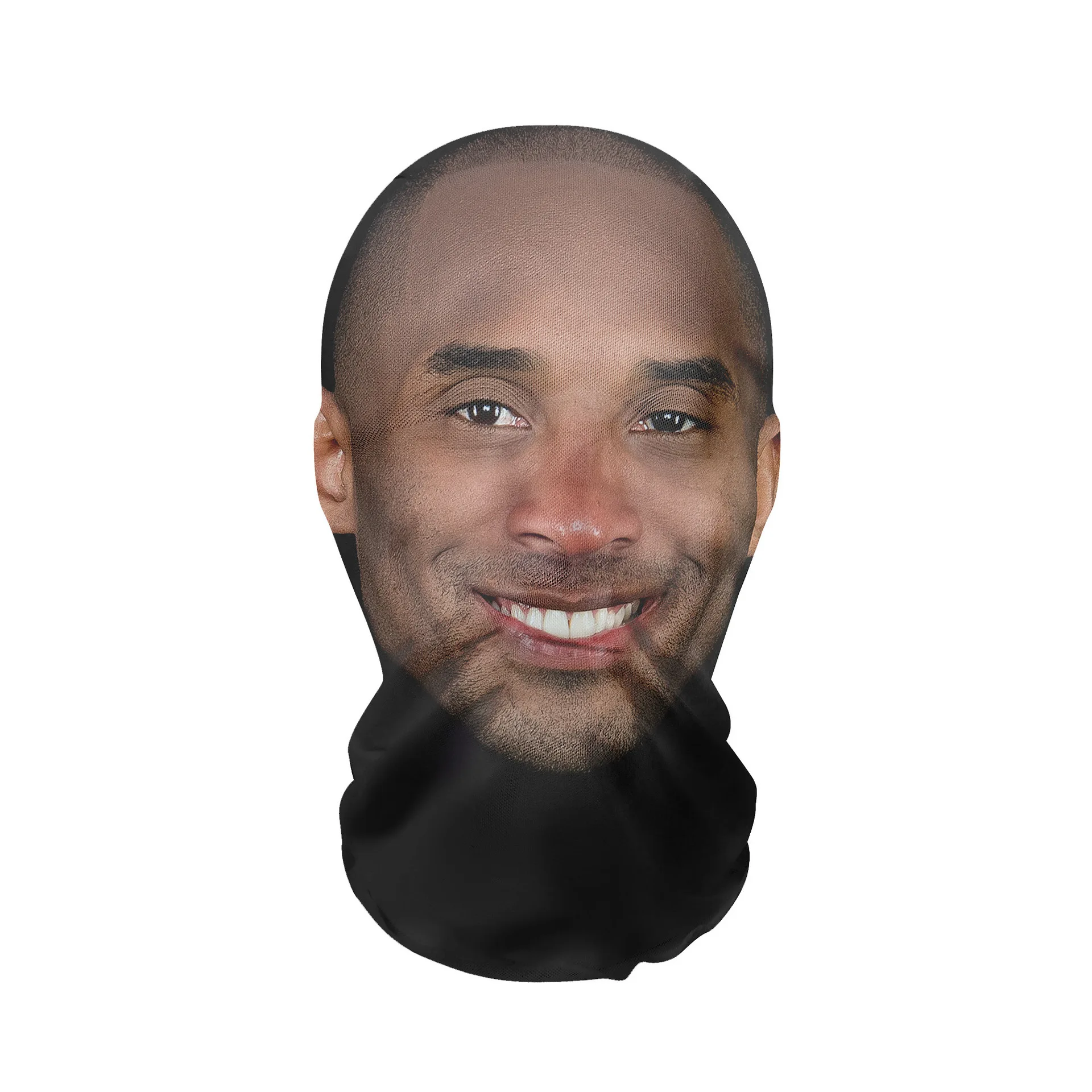 Novo 3d impresso kanye máscara de malha elástica máscara facial completa para homens mulheres cosplay headwear hip hop moda balaclava capuz chapéu headg