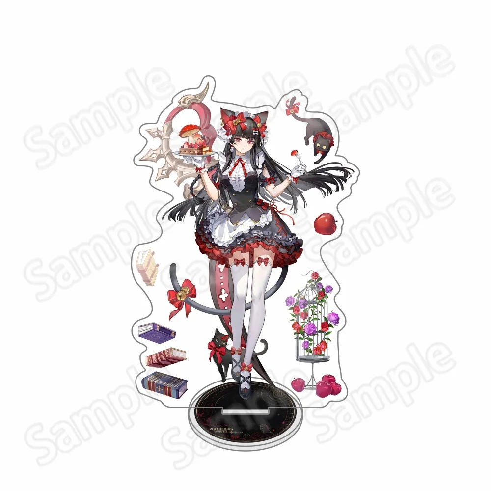 Wuthering Waves 15cm Acrylic Stand Keychain Game Character Desk Decor Fan Collection Gifts