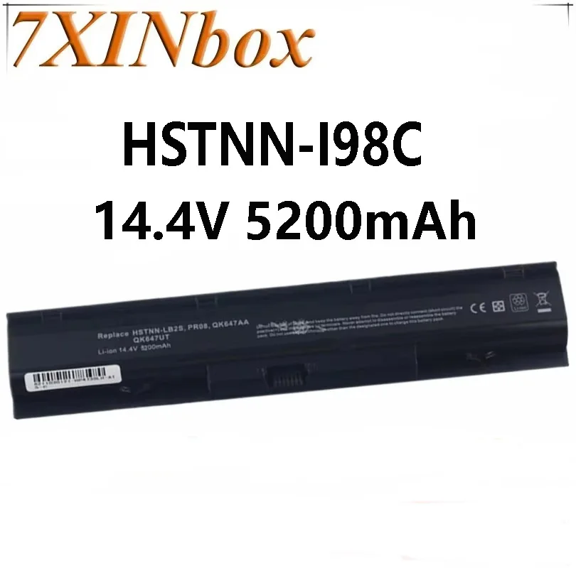 7XINbox HSTNN-I98C HSTNN-IB2S HSTNN-LB2S 5200mAh 8 Cells Battery For HP ProBook 4730s 4740s PR08 HSTNN-IB25 QK647AA QK647UT