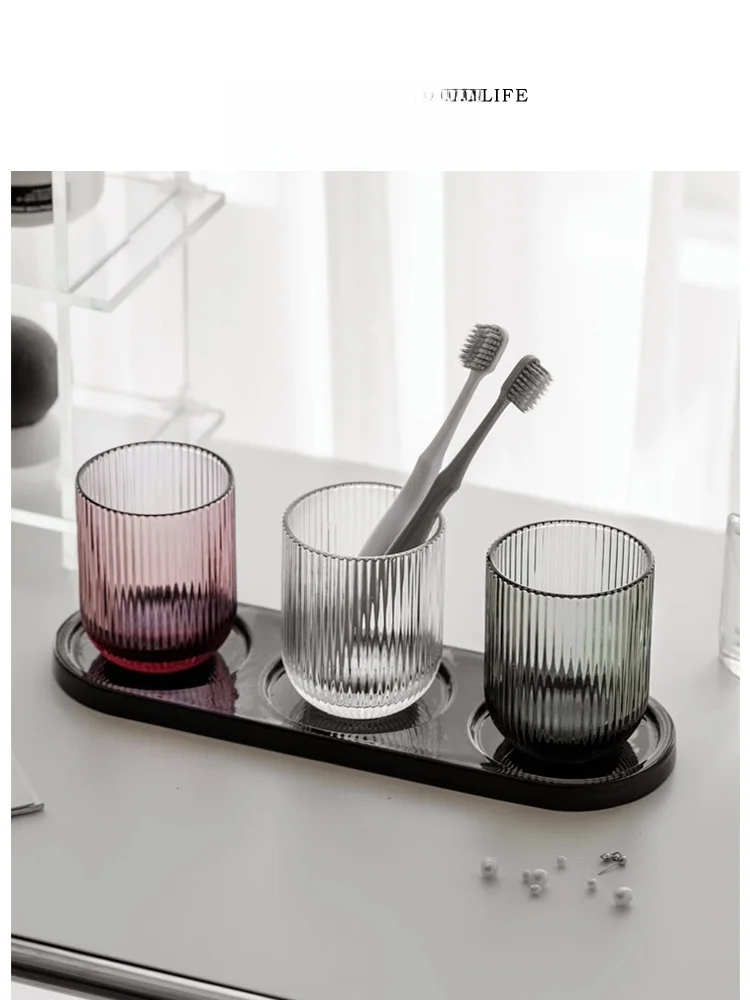 

Поднос Tlife Cerc Bla для пары: стакан для полоскания рта, креативный инструмент для личной гигиены для дома и ванной комнаты