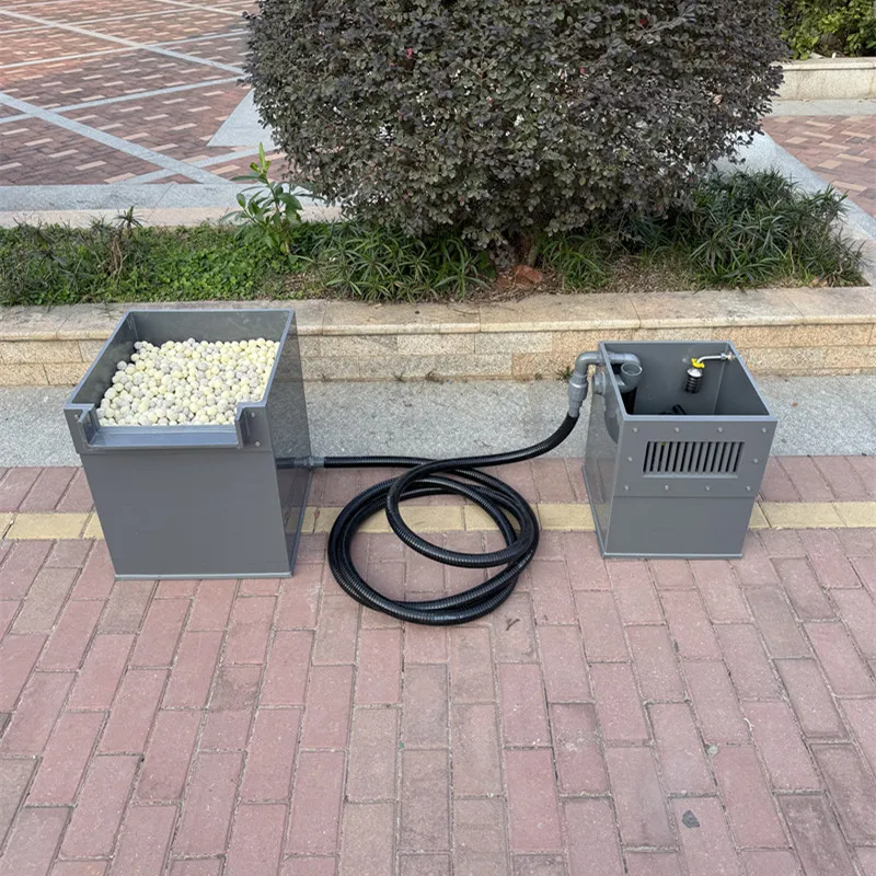 New type of thickened swamp filter box, water pump box, ecological koi pond courtyard hidden stream filtration equipment