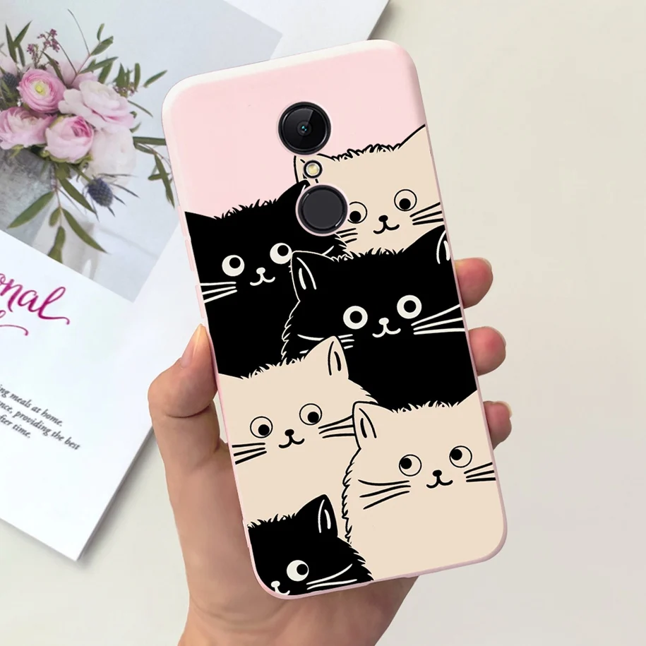 Phone Case For Xiaomi Redmi 5 / 5 Plus Cover Cute Cartoon Soft Silicone TPU Back Case For Xiaomi Redmi 5 Plus Cases Redmi5 Coque