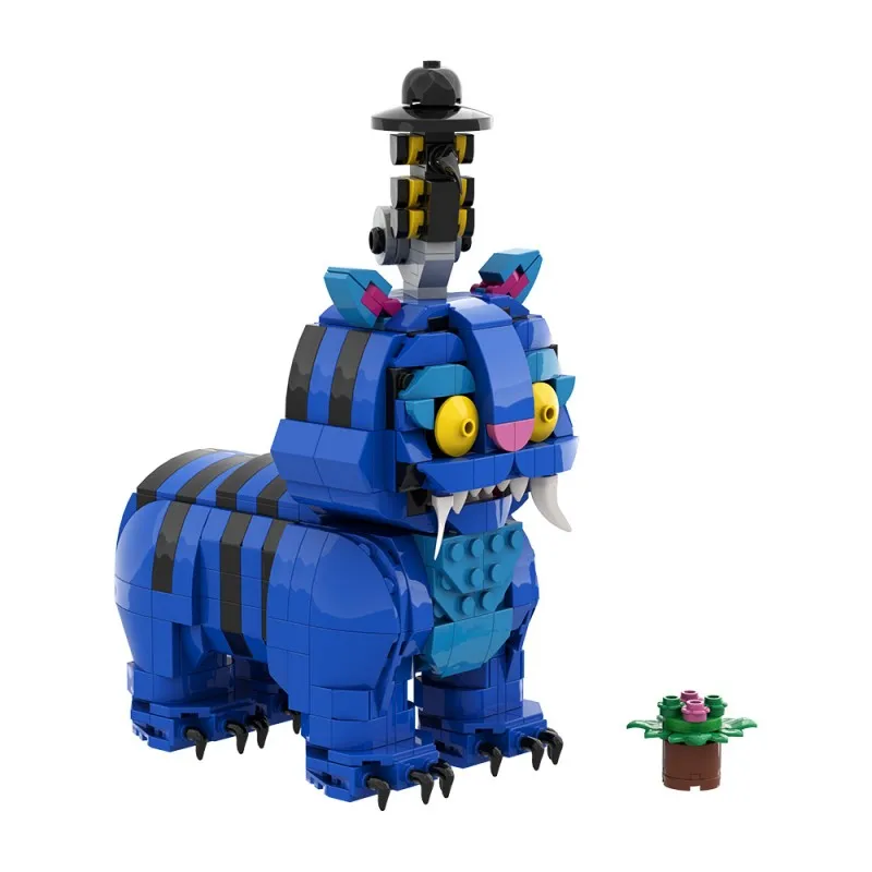 

MOC Creative Lion Crow Bricksheadz Building Blocks Anime Demon Hunters Characters Figures Assembled Toys Collect Christmas Gift