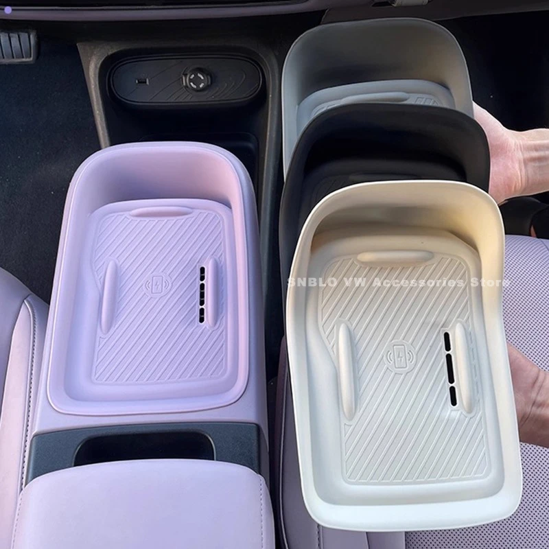 Car Center Control Wireless Charging Panel Silicone Anti-slip Mat for Dongfeng Nammi Box 01 Interior Accessories 2024 2025