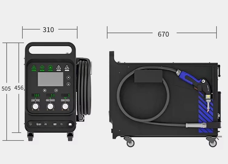 STR-HW550 Modular Design of Welding Torch Air-cooled Handheld Welding Machine Low Power Consumption