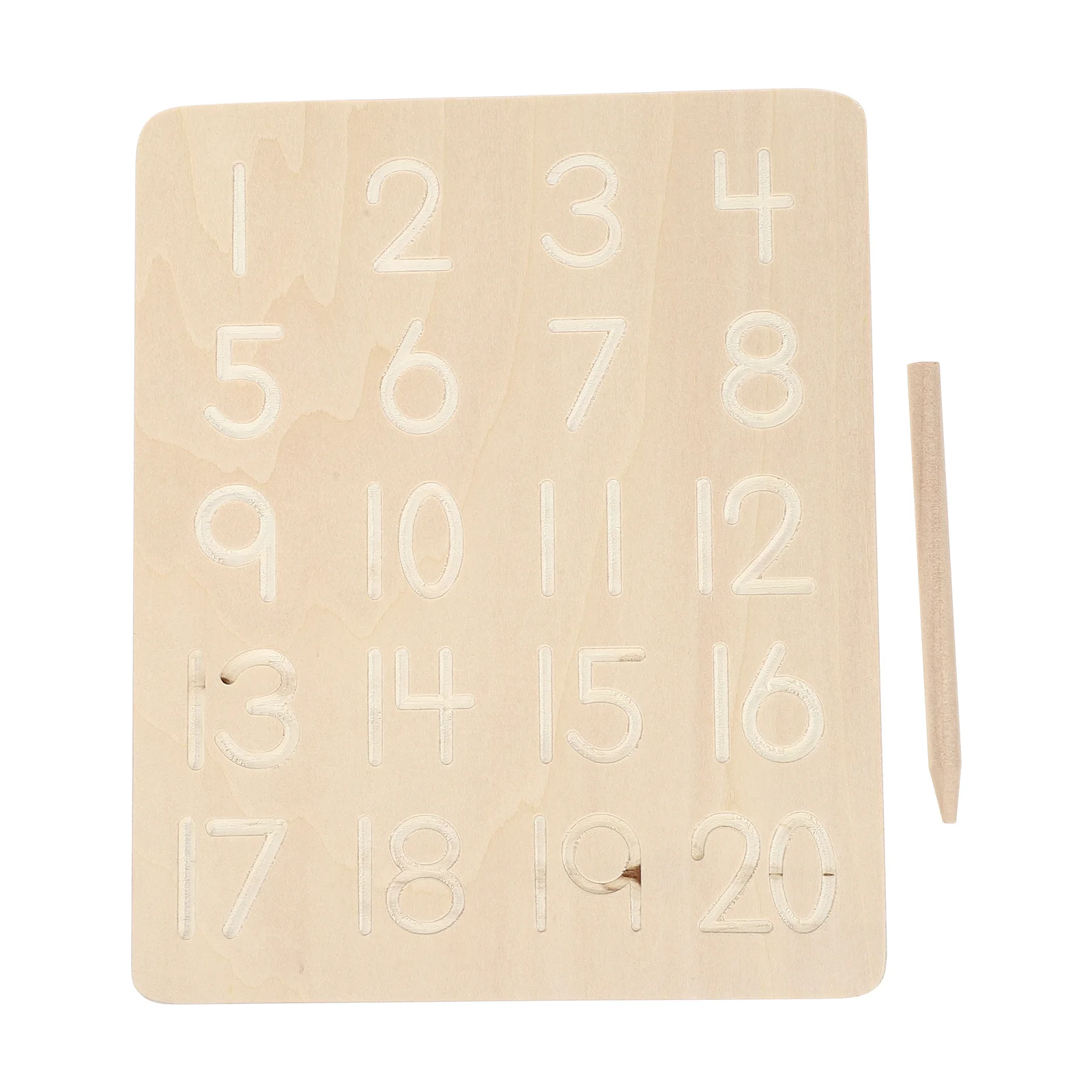 

Wooden Preschool Kids Educational Toys Handwriting Plaything Calligraphy Board Number Teaching Recognition Toy Safe High Quality