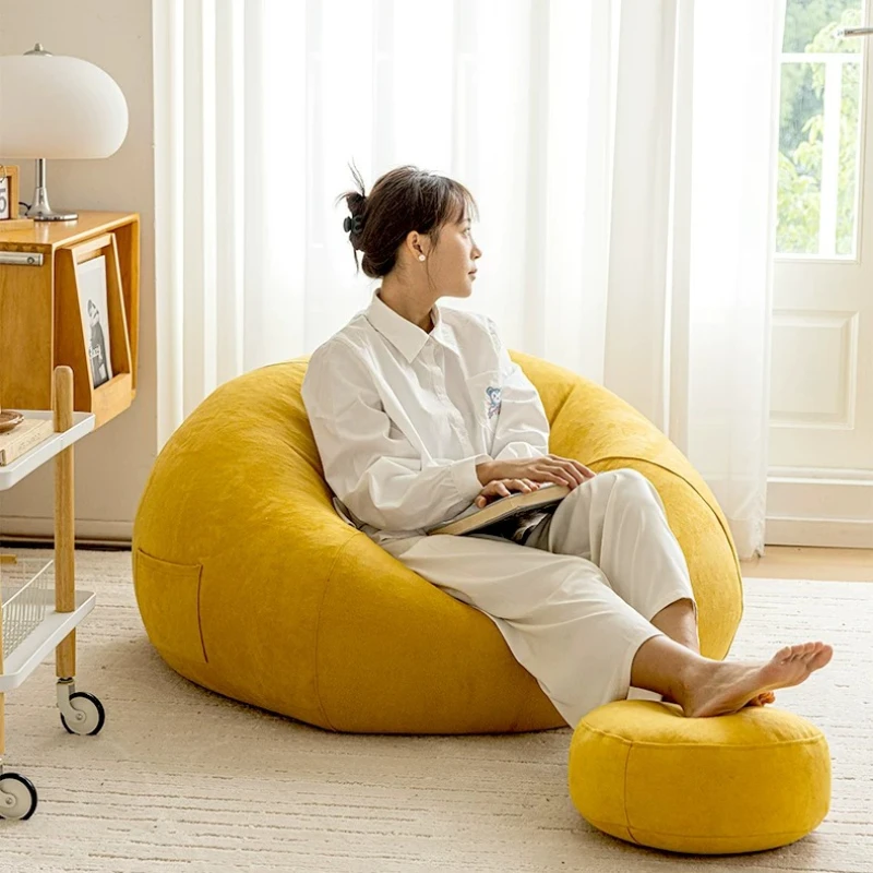 Modern Pouf Couch Bean Bag Sofas Outdoor Sleep Boneless Bean Bag Sofas Small French Style Lounge Puffs Asiento Home Furniture