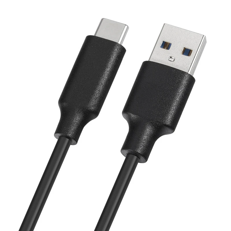 Type c Data Cable USB 3.1 Mobile Phone Fast Charging USB A To USB C Charger Cord Black Wire 0.15m 0.2m 0.3m 0.5m 1m 1.5m 2m 3m