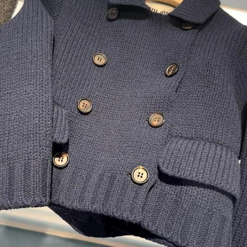 블루색 재킷 블루색 니트 니트웨어 가을용 카라 여성용 재킷 자켓 외투 블루색 니트 니트웨어 카라 여성용 재킷 자켓 외투 