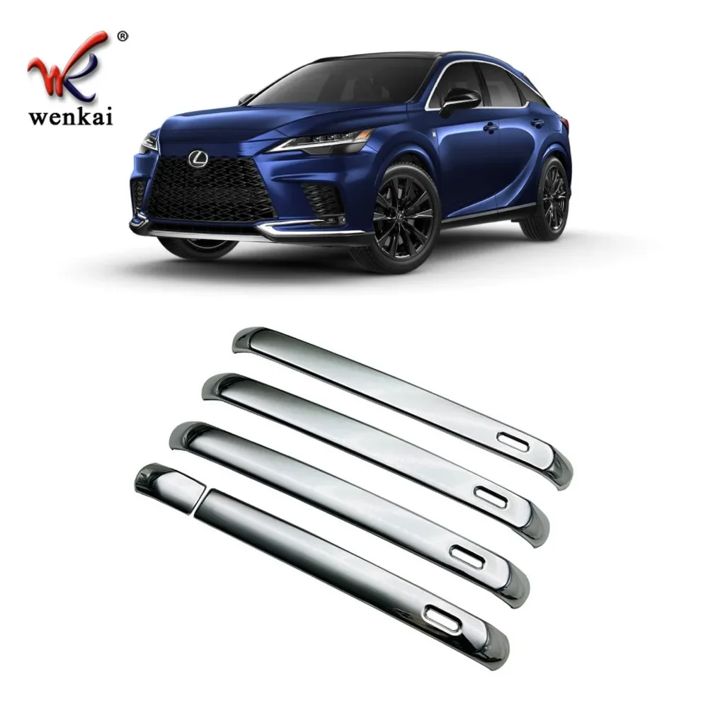 

for Lexus RX 350 ALH10 450h+ 2023~2025 2024 Chrome Carbon Fiber Door Handle Key Decoration Cover Trim Sticker Cap Accessories