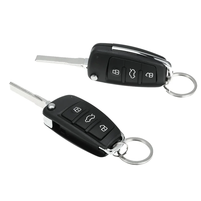 Auto-Zentralverriegelung mit 3-Tasten mit LED-Schnelle, Lichttaste, Start-Stopp-Alarm, Sicherheit, Fernbedienung, Autozubehör