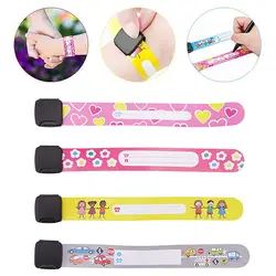 8pcs/12pcs Reusable Adjustable Safety Wristbands Bracelets for Kids Child Travel Event Field Trip Outdoor Activity Waterproof