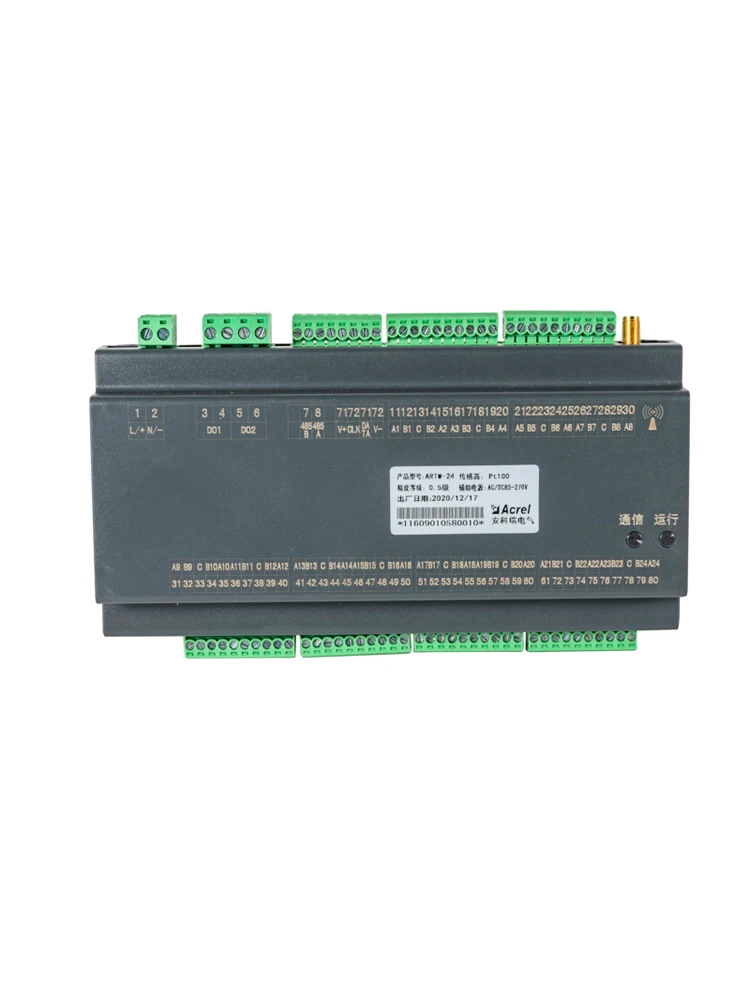 24 Channels NTC Thermocouple PT100 Sensor Input Intelligent Temperature Controller 1 Loop Humidity