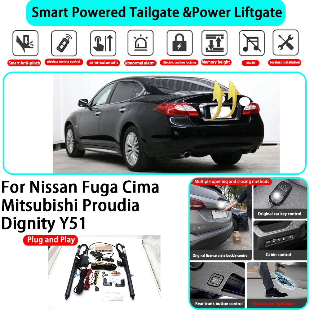 

﻿for Nissan Fuga Cima Mitsubishi Proudia Dignity Y51 OEM Smart Automatic Powered Tailgate Electric Power Tailgate Lift Kit ﻿