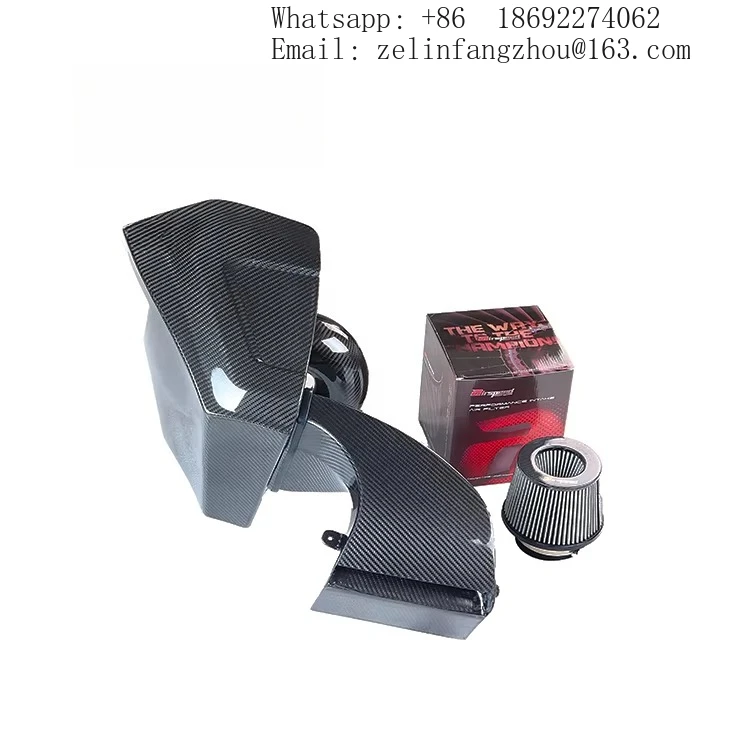 Airspeed Brand Neat And Clear Surface Texture 100% Dry Carbon Fiber Cold Air Intake System For AUDI Q5 B9 2.0T