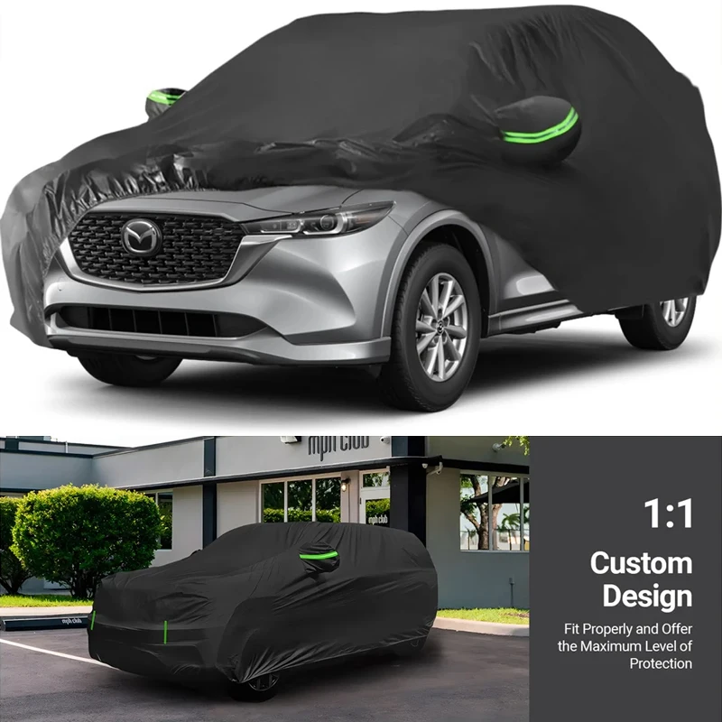 

Windproof Car Cover Compatible with 2013-2024 Mazda CX5 All Weather Waterproof Sun Rain UV Dust Snow Protection Outdoor Covers