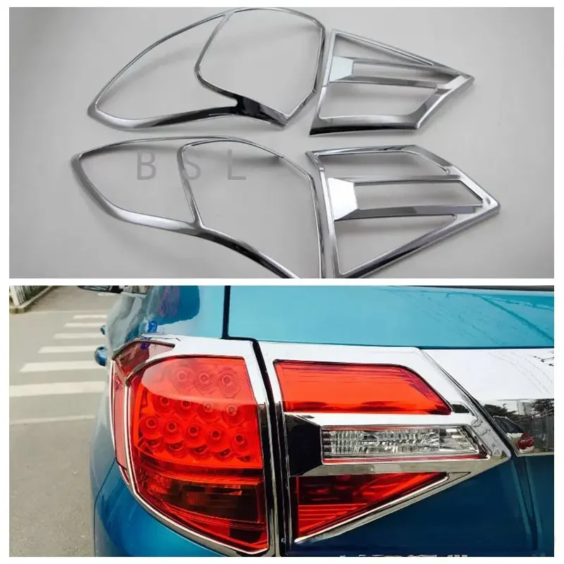

Chrome ABS Before and after Light Lamp Cover Trim for 2016 SUZUKI GRAND VITARA 2PCS car accessories