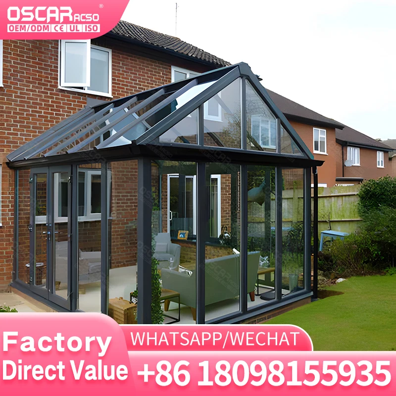 

Multifunctional Aluminum Sunroom for Outdoor Living Spaces in Europe and America Customized by Factory