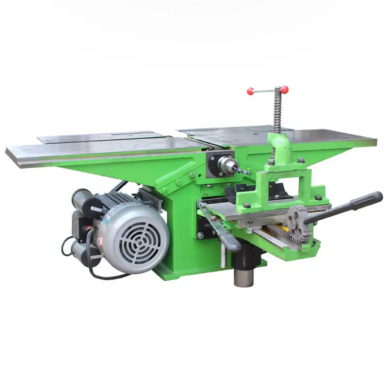 Combination Woodworking Electric 220V/330V Tabletop Multipurpose Wood Planer Drilling Planing Machinery  Sawing Machine