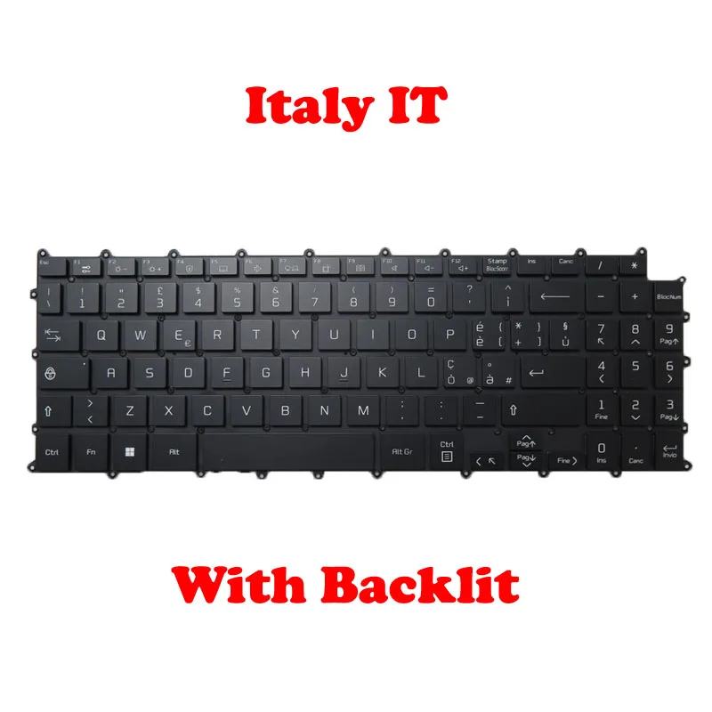 

Backlit Italy Keyboard For LG KT01-20B8CK03ITRA000 AEW74229931 AEW74229981 KT0120B8BK03ITA01 SG-B0330-2IA SN8001BU1 AEW74230003