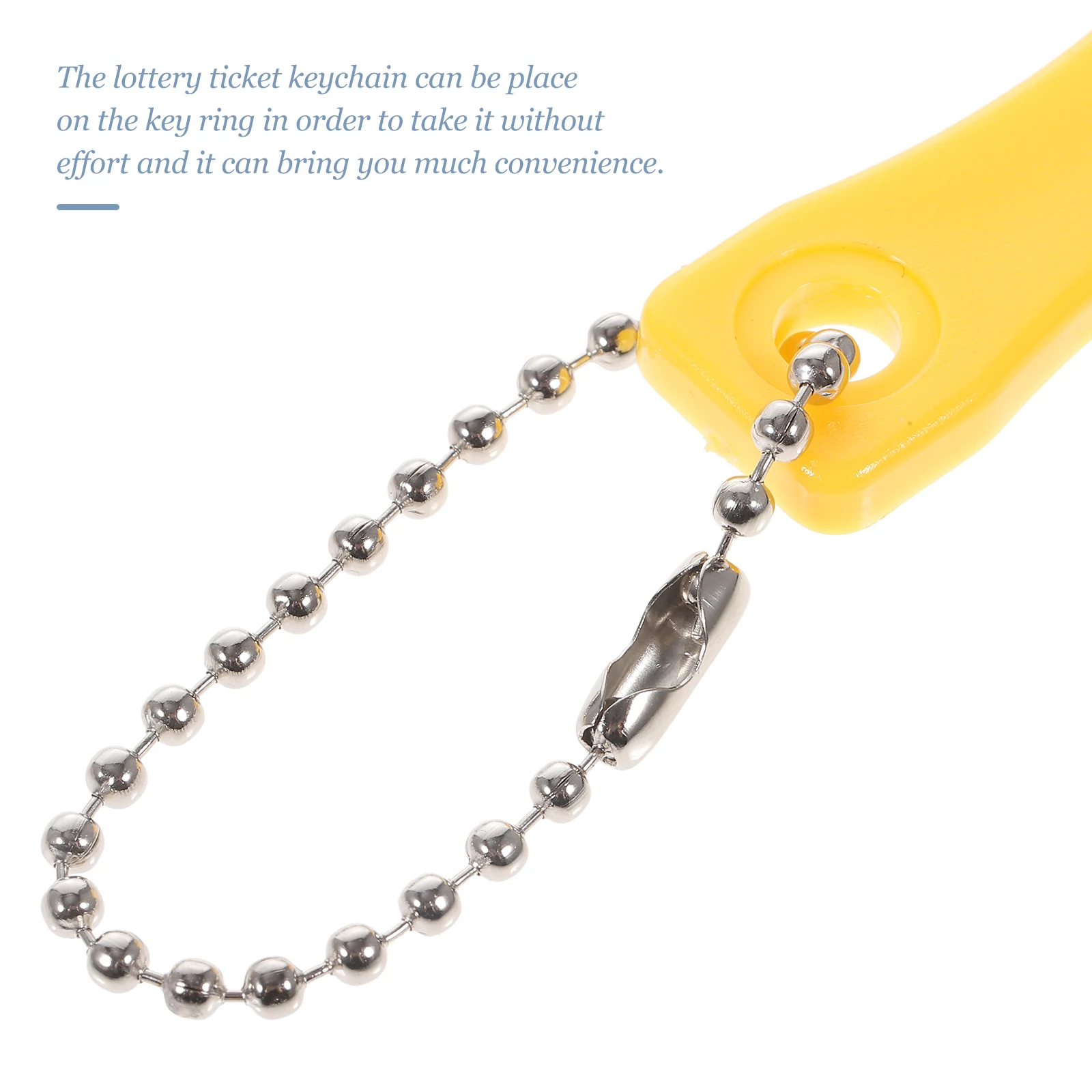 

10Pcs Durable Plastic Lottery Scratcher Tool Compact Lightweight Design Multi Function Scratch Off Keychain Scratcher