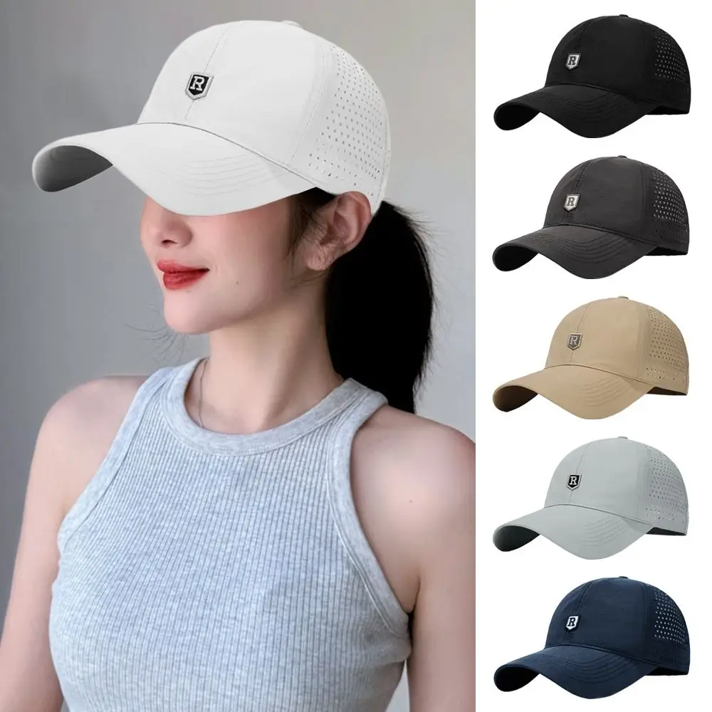 Outdoor Schnelltrocknende Sommer-Baseballkappe Atmungsaktive Übergrößen-Sonnenhüte UV-Schutz Verstellbare Trucker-Kappe für Männer und Frauen