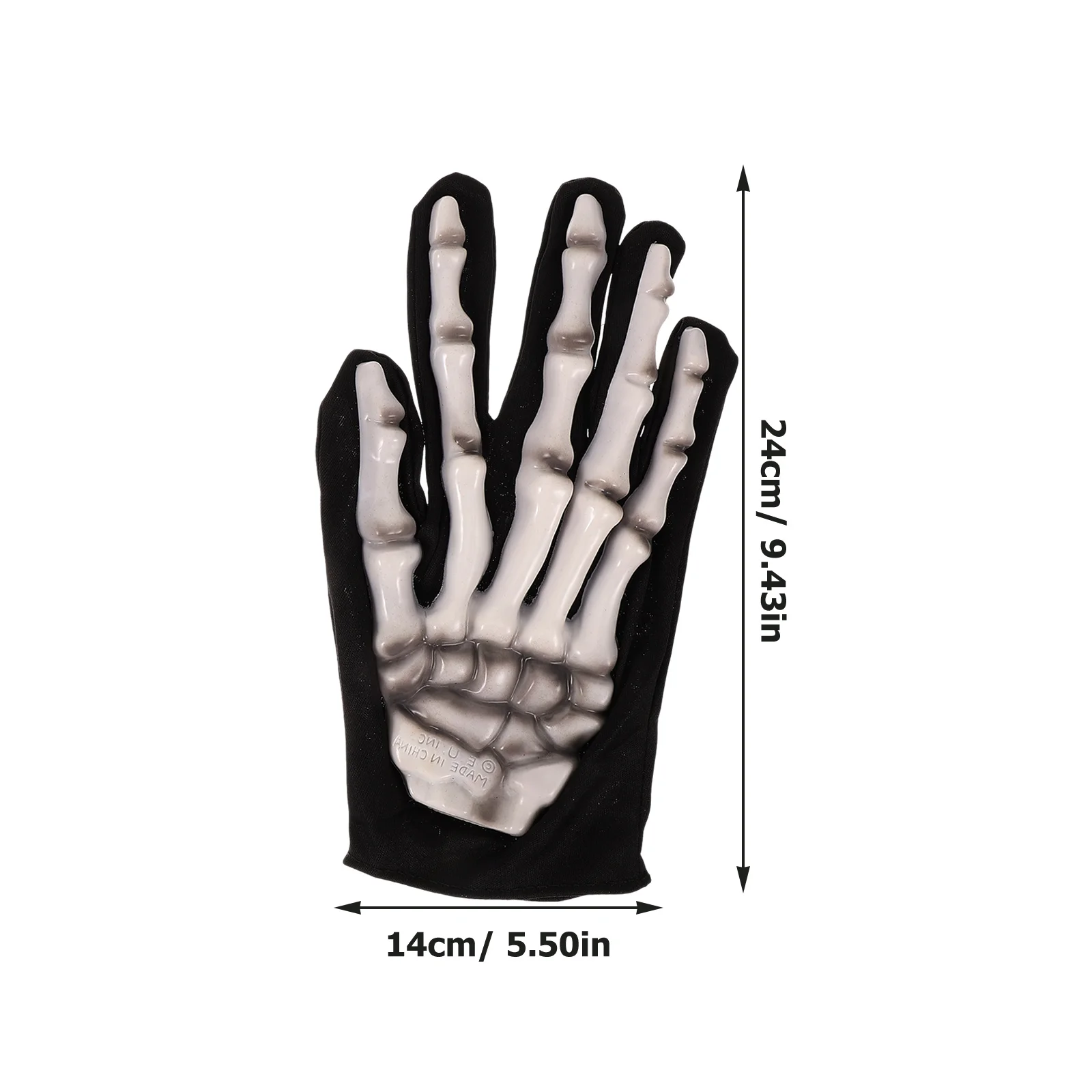 Guantes de Halloween Unisex para adultos, guantes cortos de dedo completo para mujeres, mitones góticos de Cosplay elásticos, accesorios de fiesta, nuevo, 1 par