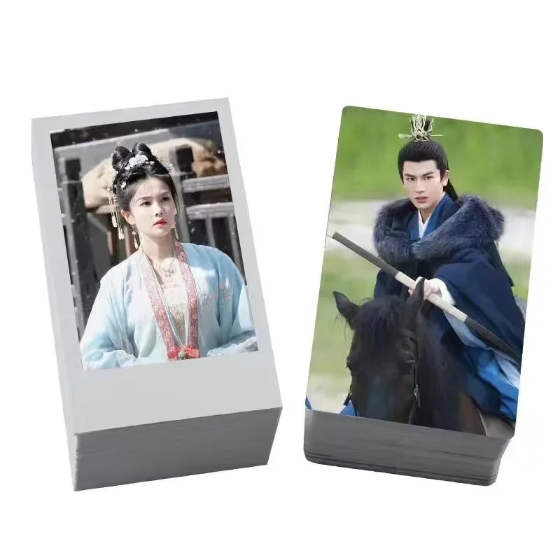 

100PC Bai Lu Zhang Linghe Wang Xingyue Photo Lomo Cards TV Story of Kunning Palace Drama Stills Pai Li De Meal Bus Card Stickers