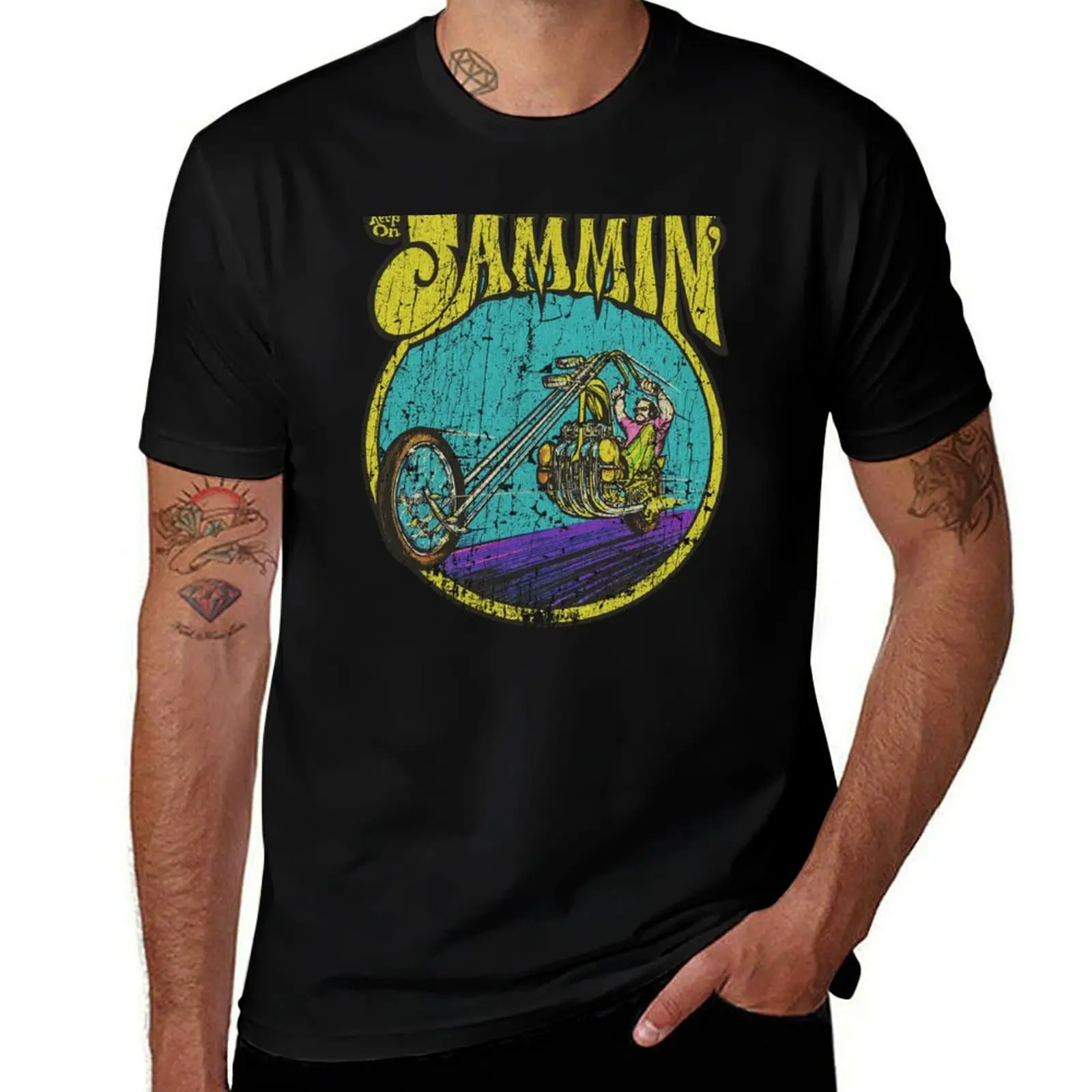 

Keep On Jammin' 1974 T-Shirt anime clothes designer shirts custom t-shirts heavy weight t shirts for men