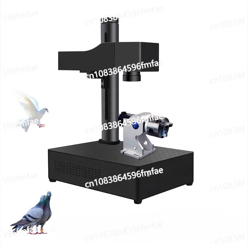 Portable 20W Bird Ring Marking Machine Solid Ring Carving Machine Inner Ring Mini Carving Machine