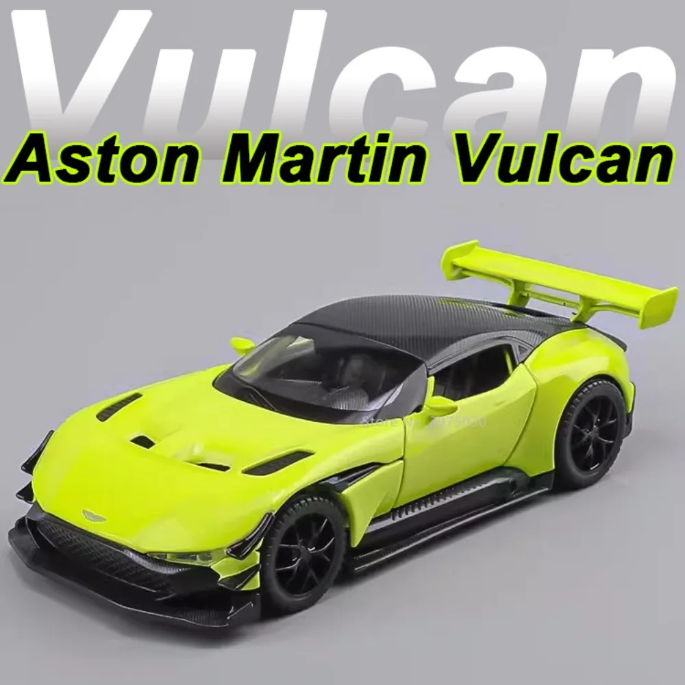 

1/32 Aston Martin Vulcan Toy Sports Car Model Alloy Diecast All Car Doors Can Be Opened Pull Back Function Vehicle Children Gift