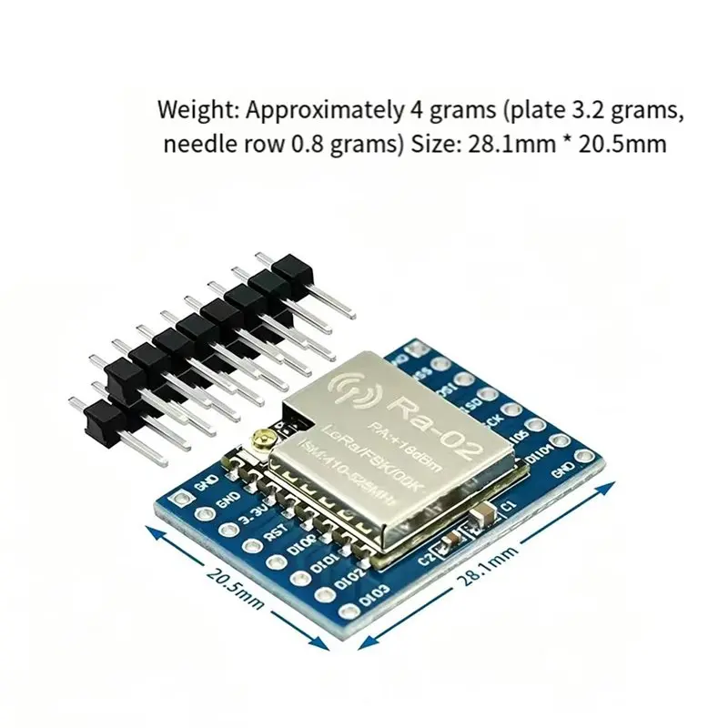 AA60 SX1278 LoRa Module 433M 10KM Ra-02 Ai-Thinker Wireless Transmission for Smart Home DIY for Arduino