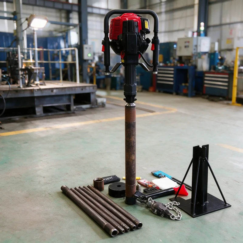 Customized Portable Light Backpack Sampling Rig Petrol Diesel 15M Full Rock Sample Easy Mobile Operation