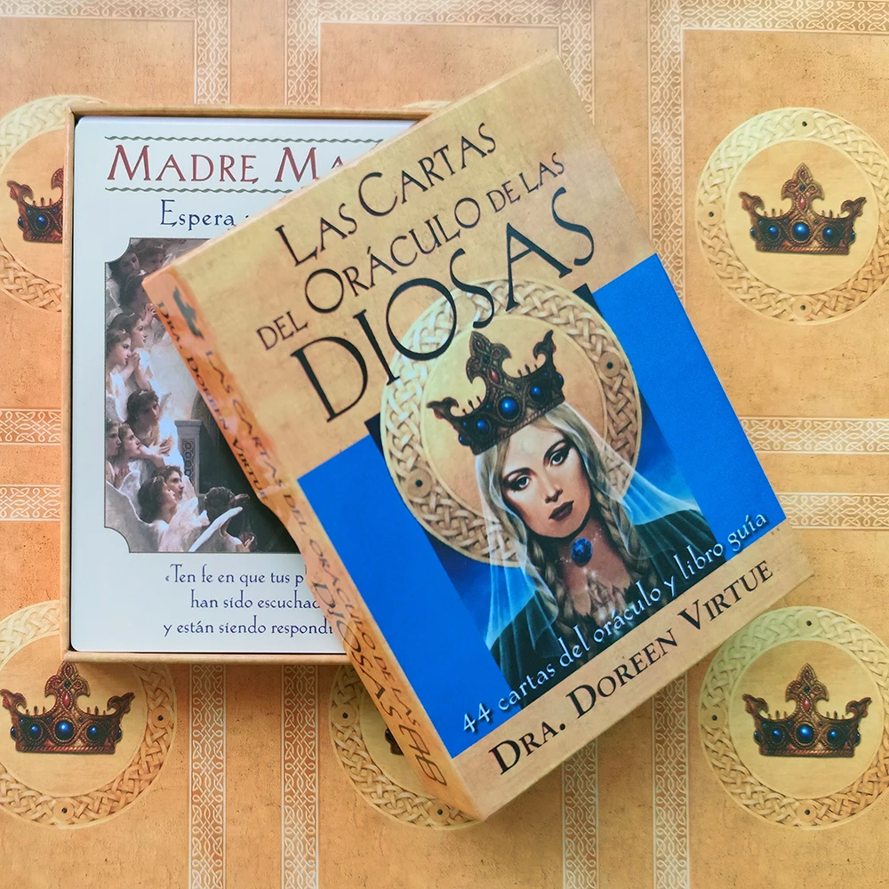 Spanish Edition Goddess Guidance Oracle Cards Cards Prophecy Divination Toy, 44 Cards by Doreen Virtue y PDF libro guía